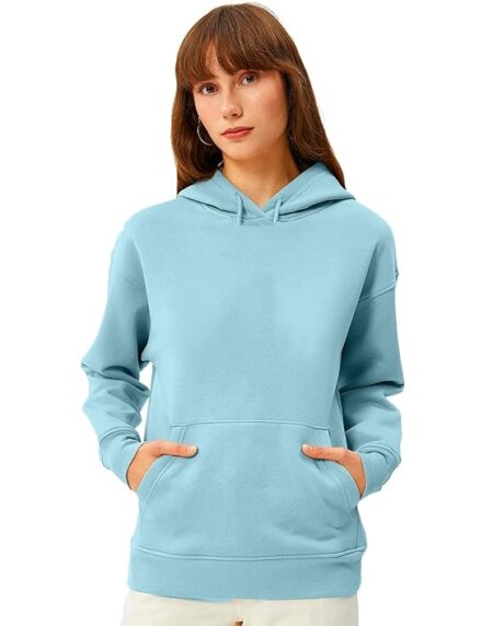 Women Hooded Jacket in Blue
